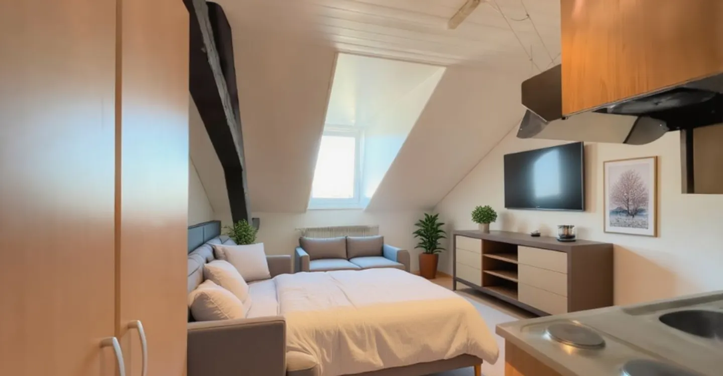 Studio im Herzen der Altstadt von Delémont - Foto 1 von 3