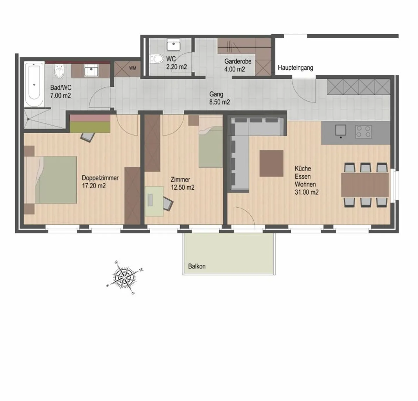 Appartamento (vacanze) di 3,5 stanze recentemente ristrutturato a Laax - Foto 7 di 10