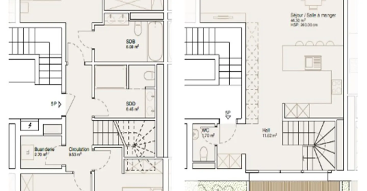Bel appartement duplex aux Eaux-Vives - Photo 5 sur 7