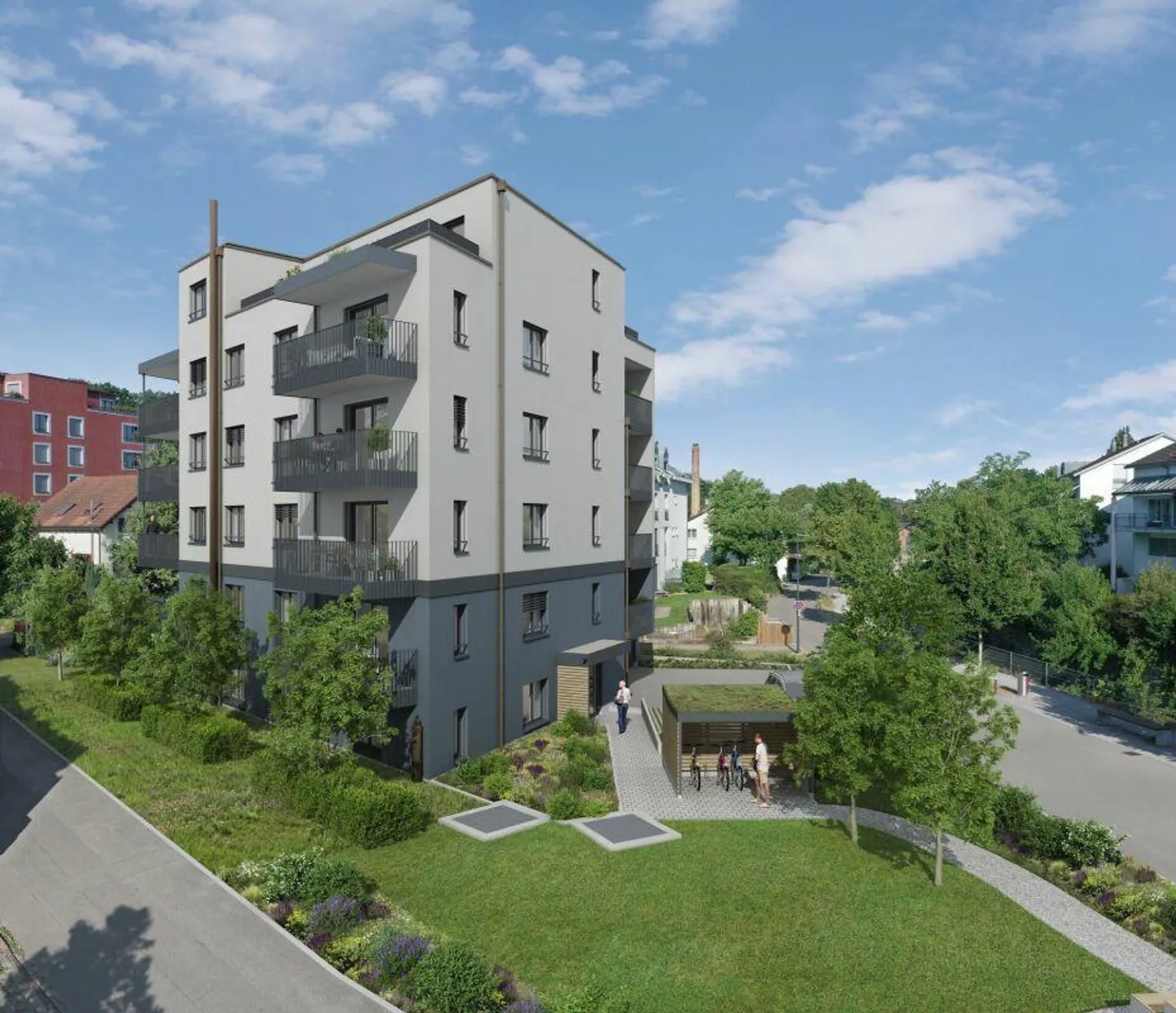 Bonjour, calme et central - Appartement de 4 1/2 pièces à Uster - Photo 2 sur 3