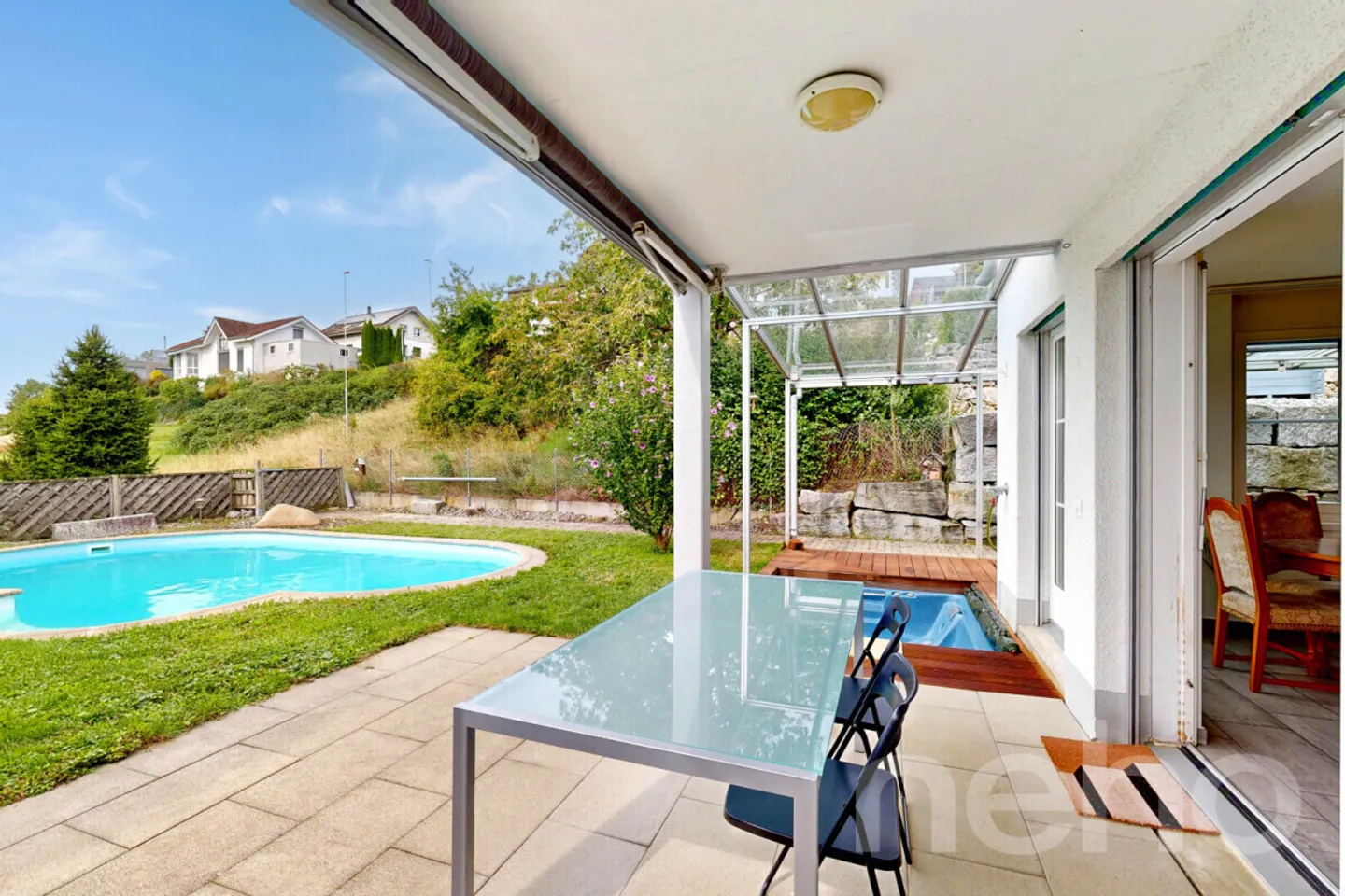 Wohnen am Hallwilersee: Eckreihenhaus mit Pool - Foto 1 von 12