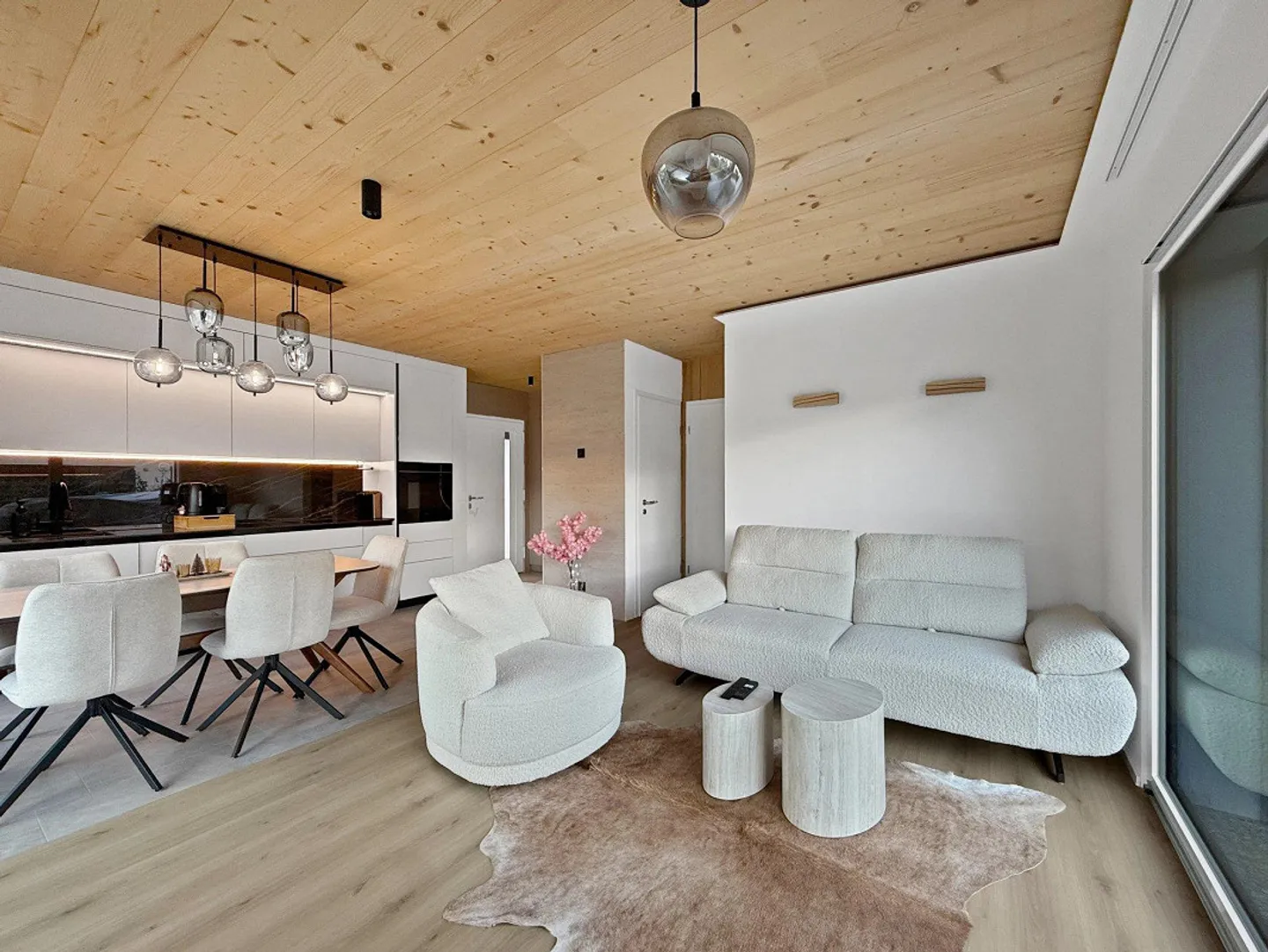 Villa semi-détachée de 3,5 pièces en bois massif - Photo 11 sur 13