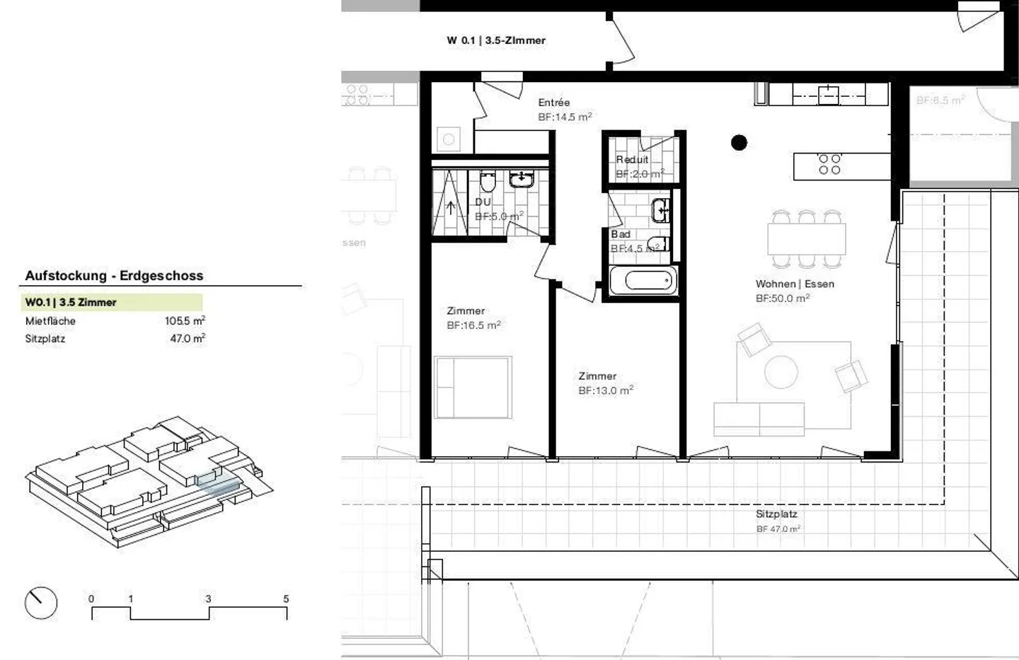 Helle 3.5-Zimmer-Wohnung - Foto 8 von 8