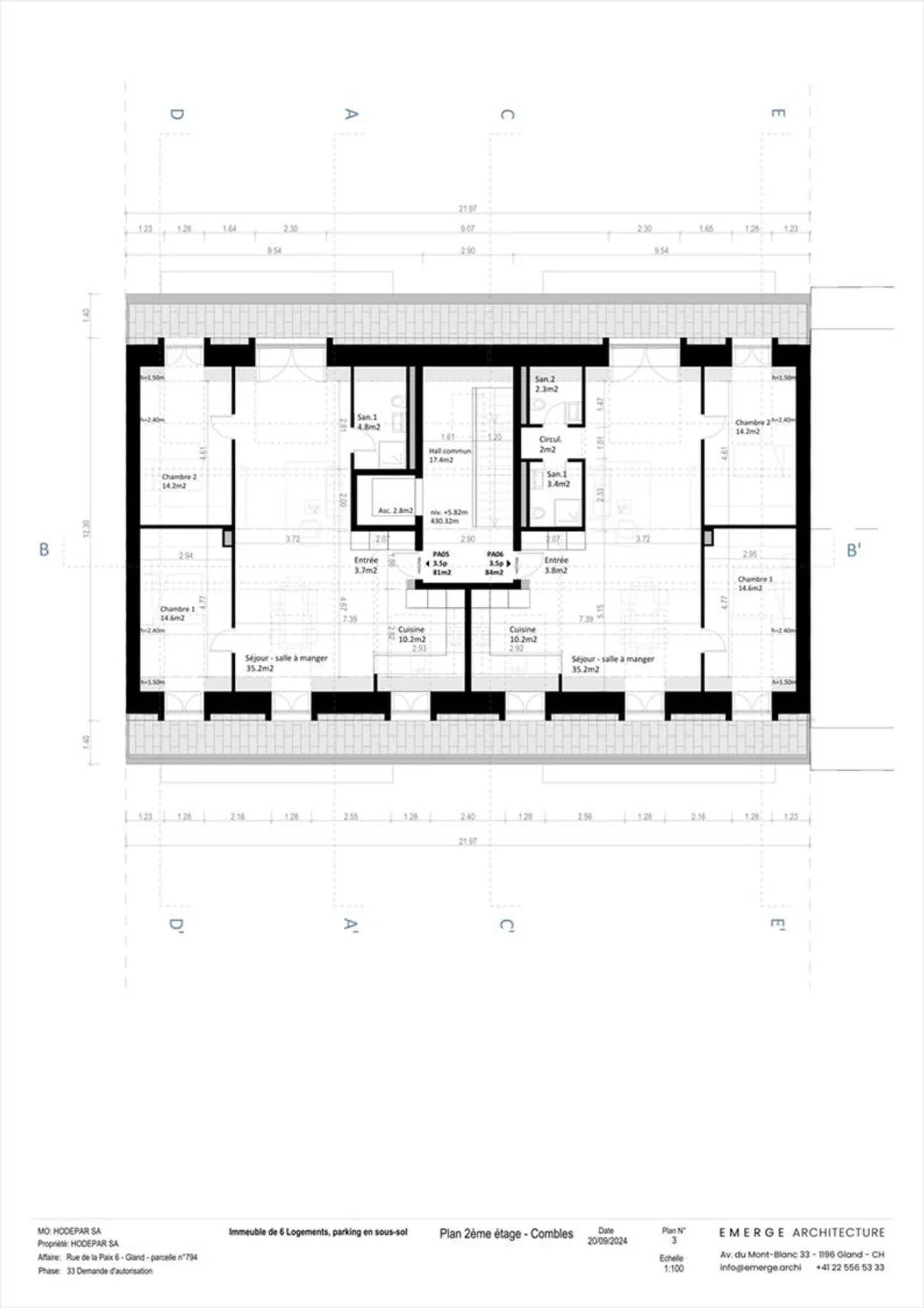 Charming 3.5 rooms in a small residence of 6 apartments - Photo 13 of 13