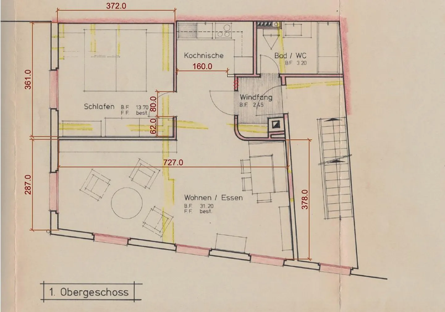 Grosszügige 2-Zimmer Altbau-Wohnung - Foto 10 di 10