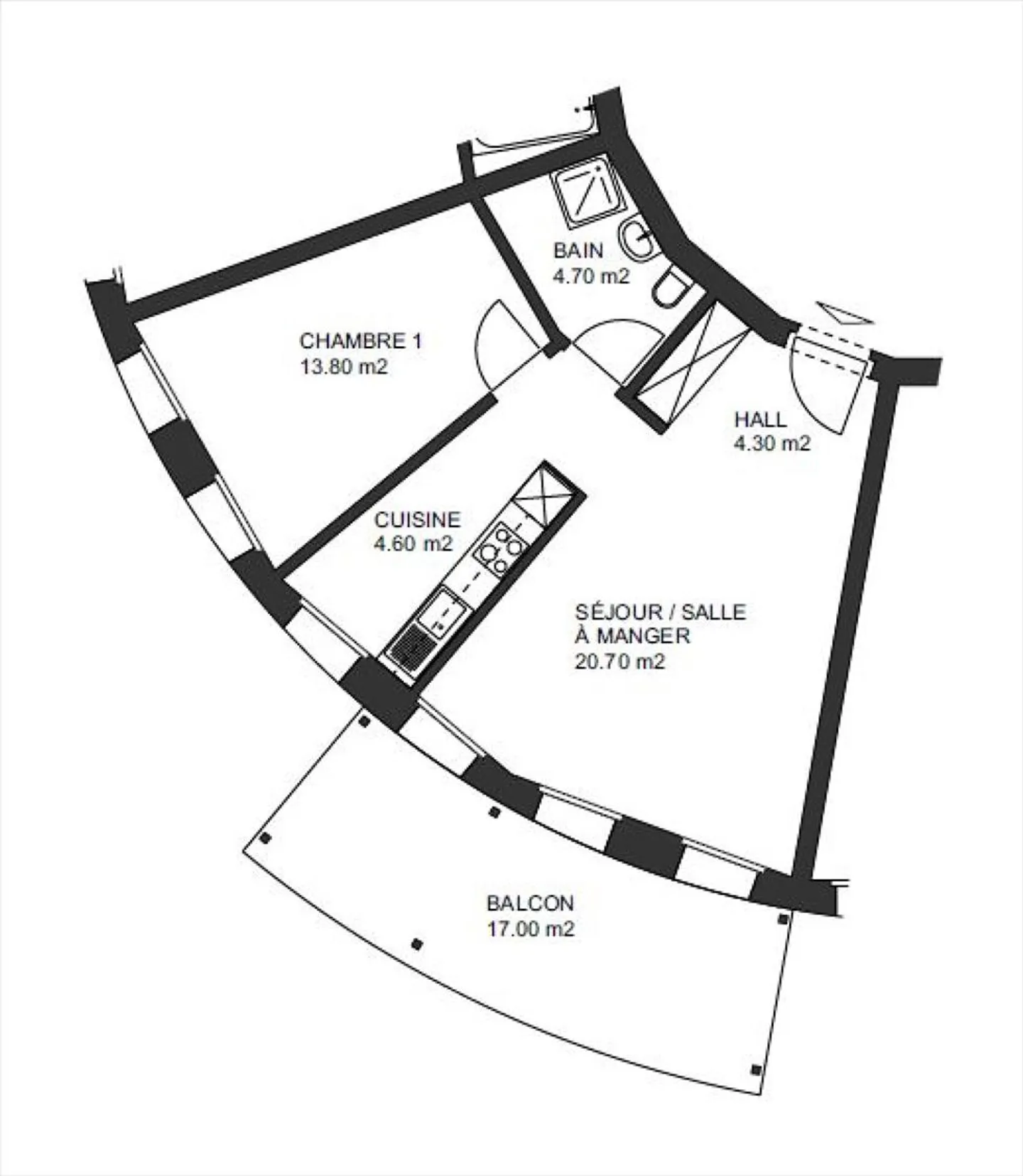 Bellissimo appartamento di 2,5 stanze con terrazza - Foto 5 di 9