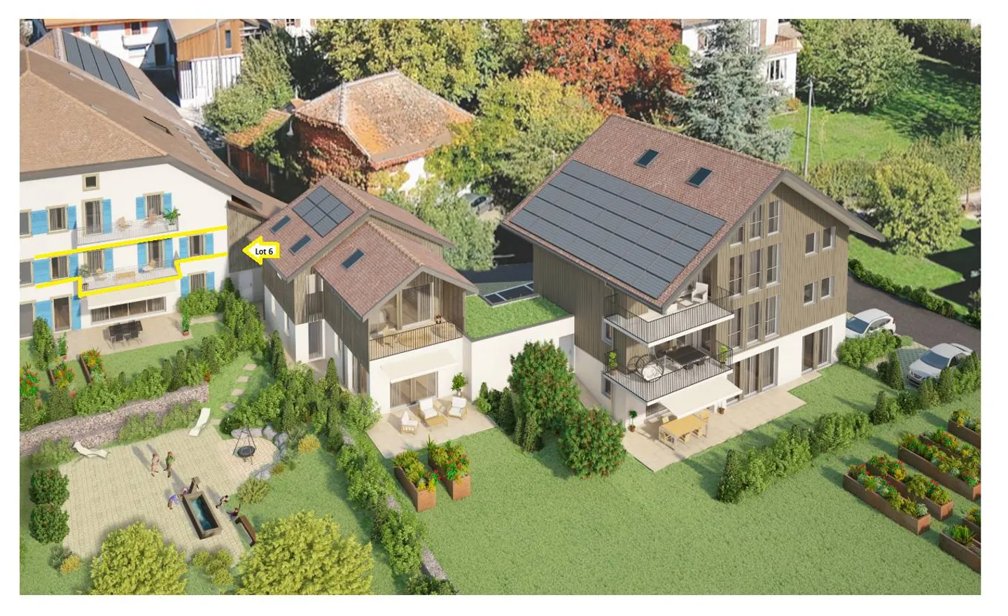 New promotion - The construction has started: 4.5 room apartment with balcony - Photo 7 of 12