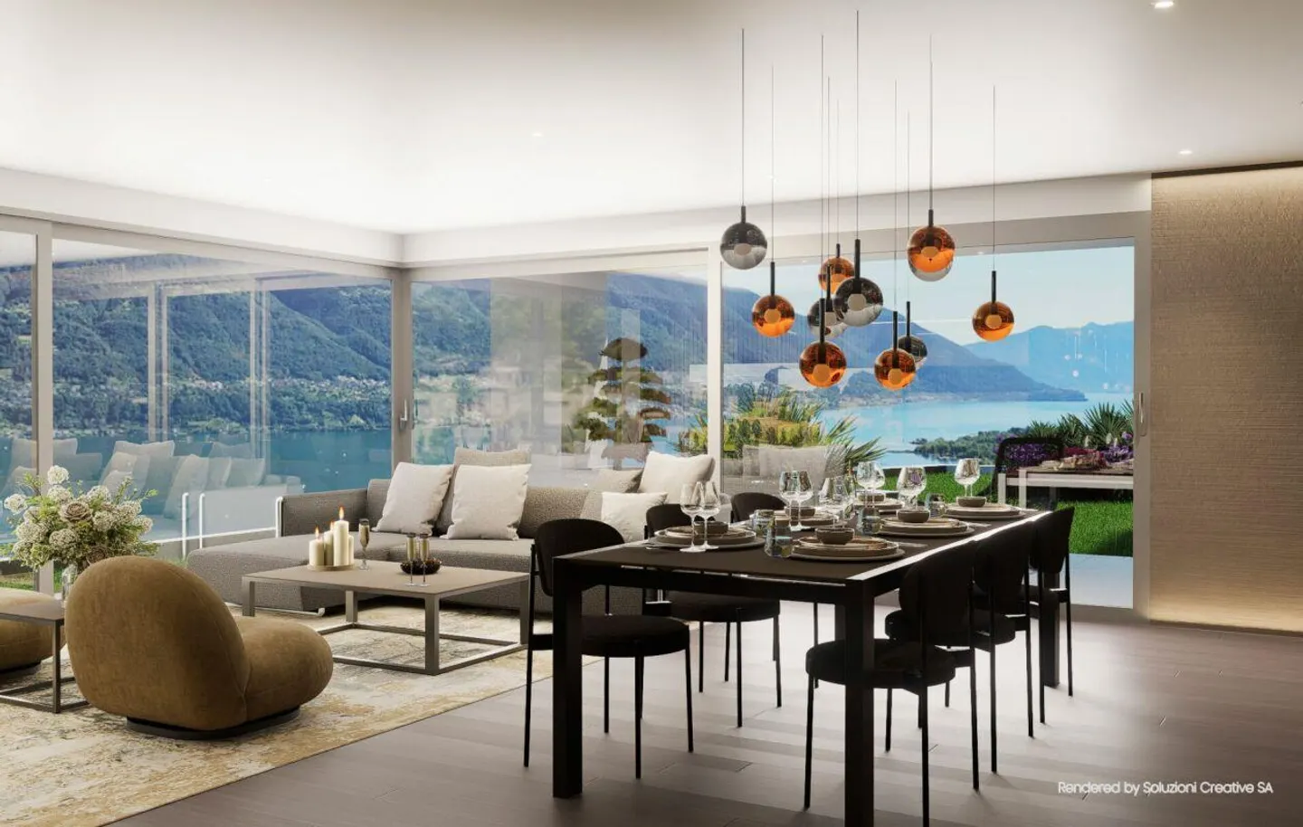 Luxueux 4.5 pièces : modernité et excellence avec vue sur le lac - Photo 2 sur 17