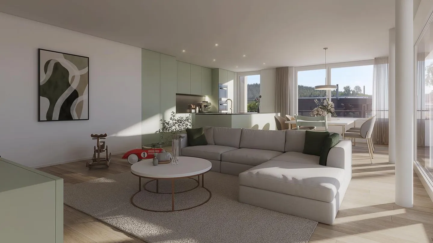 2.5-room apartment near the lake with sunny balcony - Photo 7 of 9