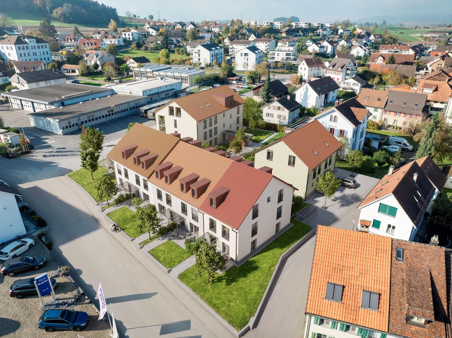 5.5-Room Terraced Single-Family Houses in a Family-Friendly Location - Photo 1 of 3