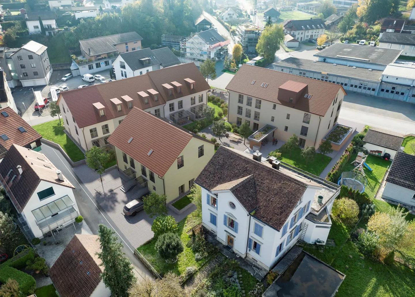 5.5-Room Terraced Single-Family Houses in a Family-Friendly Location - Photo 2 of 3