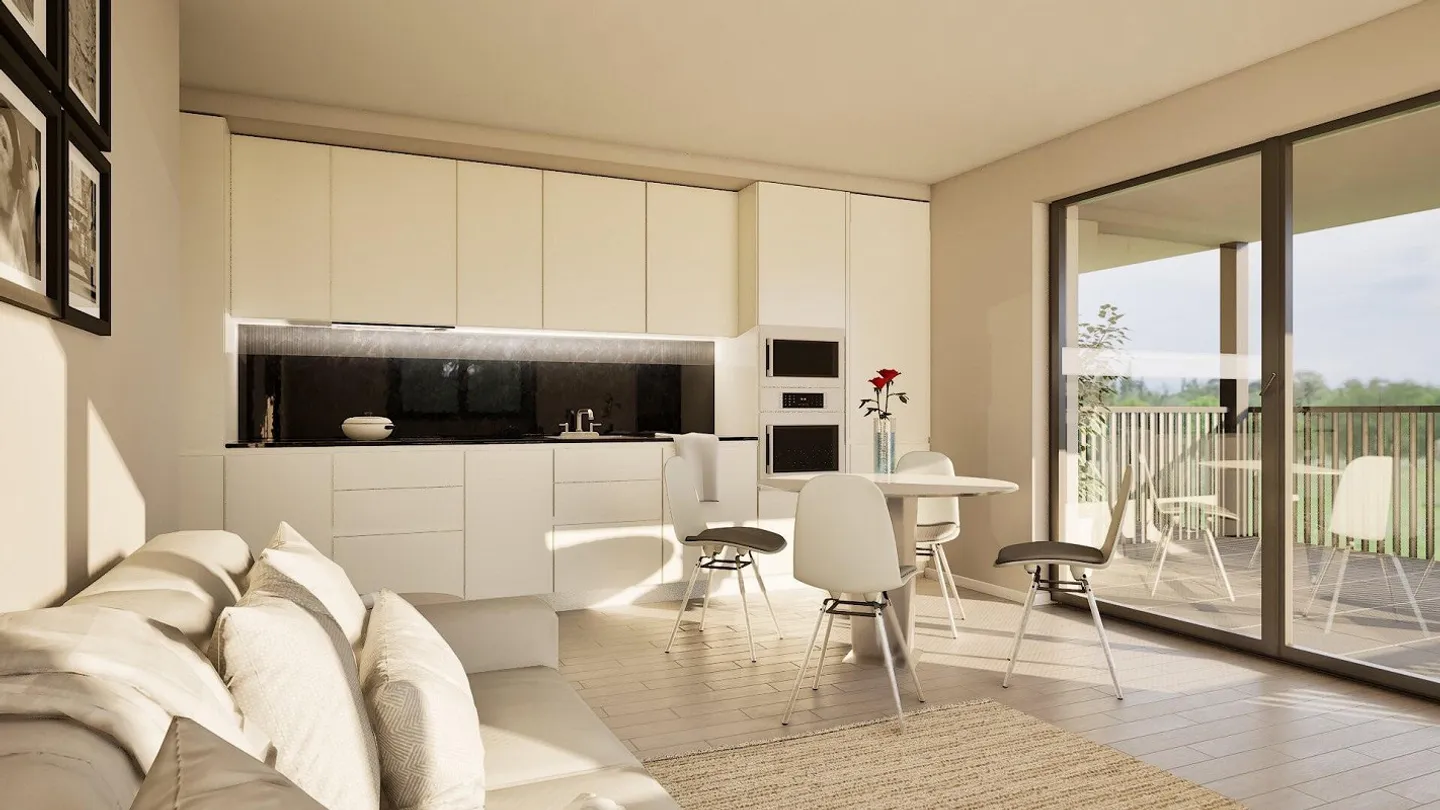 NEW 3.5-ROOM APARTMENT WITH GARDEN IN BALERNA N1 - Photo 2 of 5