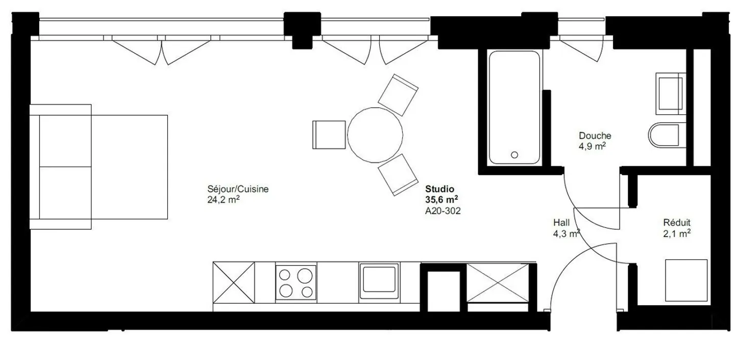 Apartment for rent - Photo 6 of 8