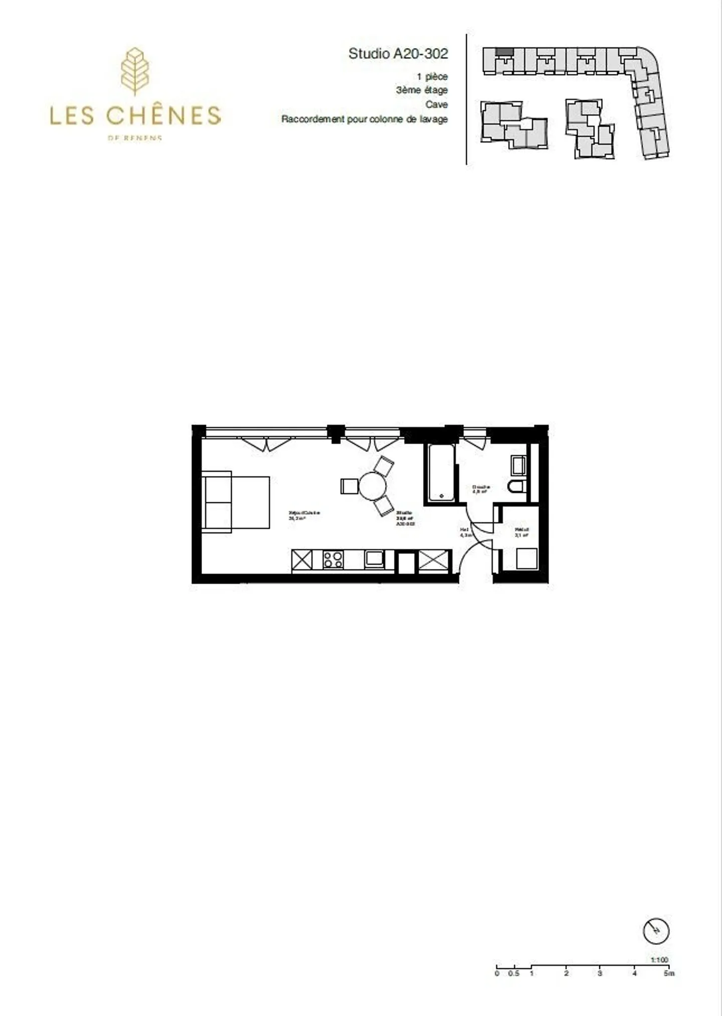 Apartment for rent - Photo 7 of 8