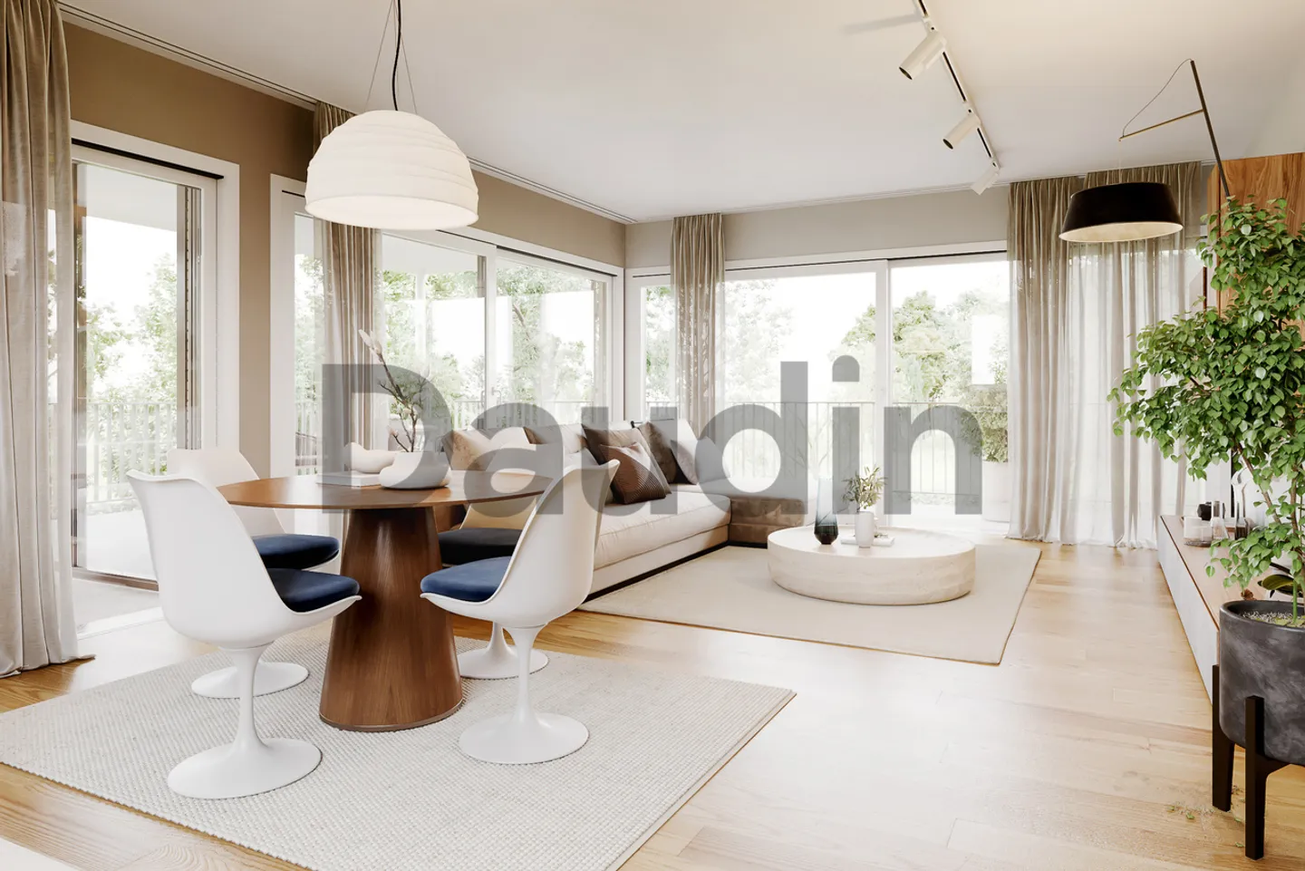 Nouveau projet - Magnifique appartement 4 pièces avec terrasse - Photo 4 sur 4