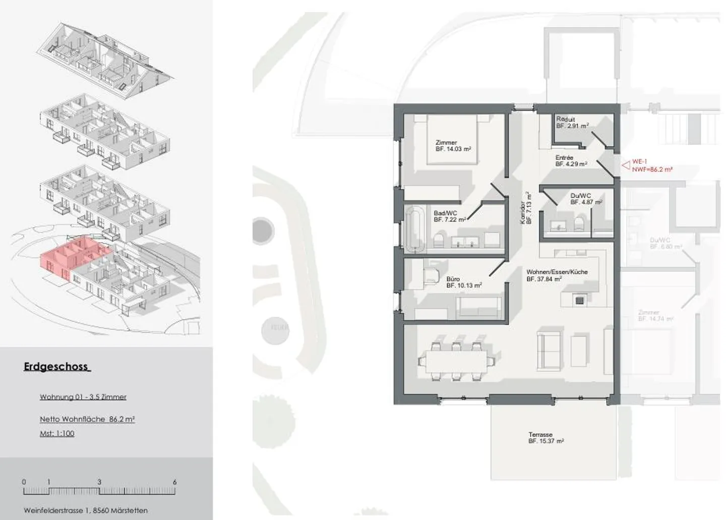 Moderne Gartenwohnung in Märstetten - Foto 11 von 11