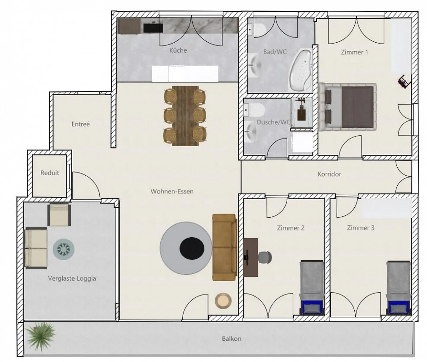 Centrally located - exclusive light-flooded apartment - quiet location - Photo 15 of 16