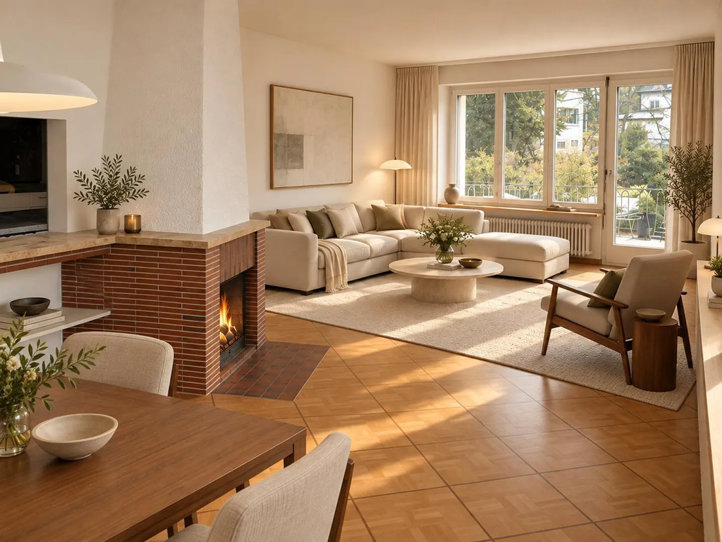 Moderne Wohnung mit grossem Garten - Foto 1 von 14