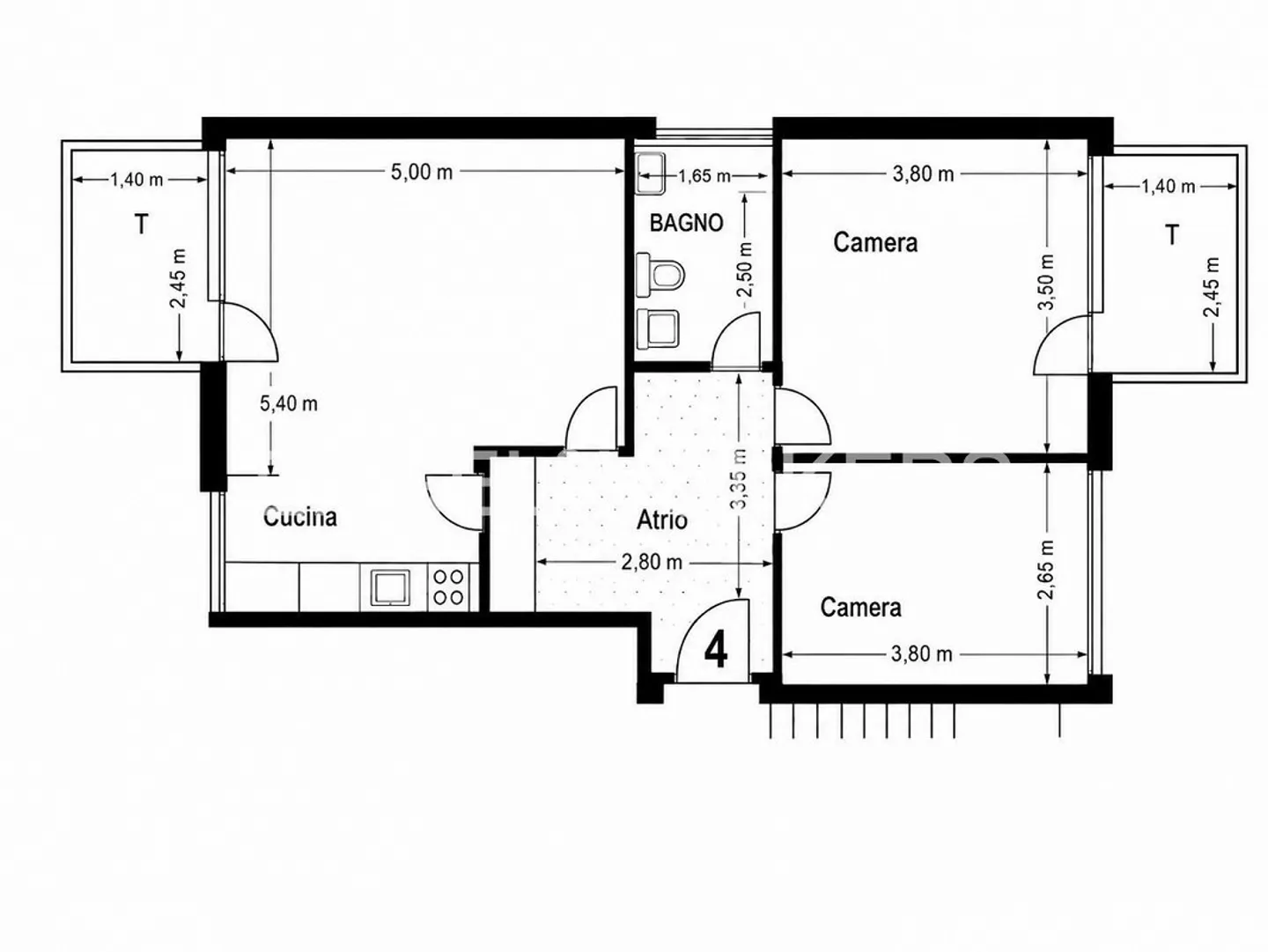 Two-room apartment two steps from the center - Photo 7 of 7