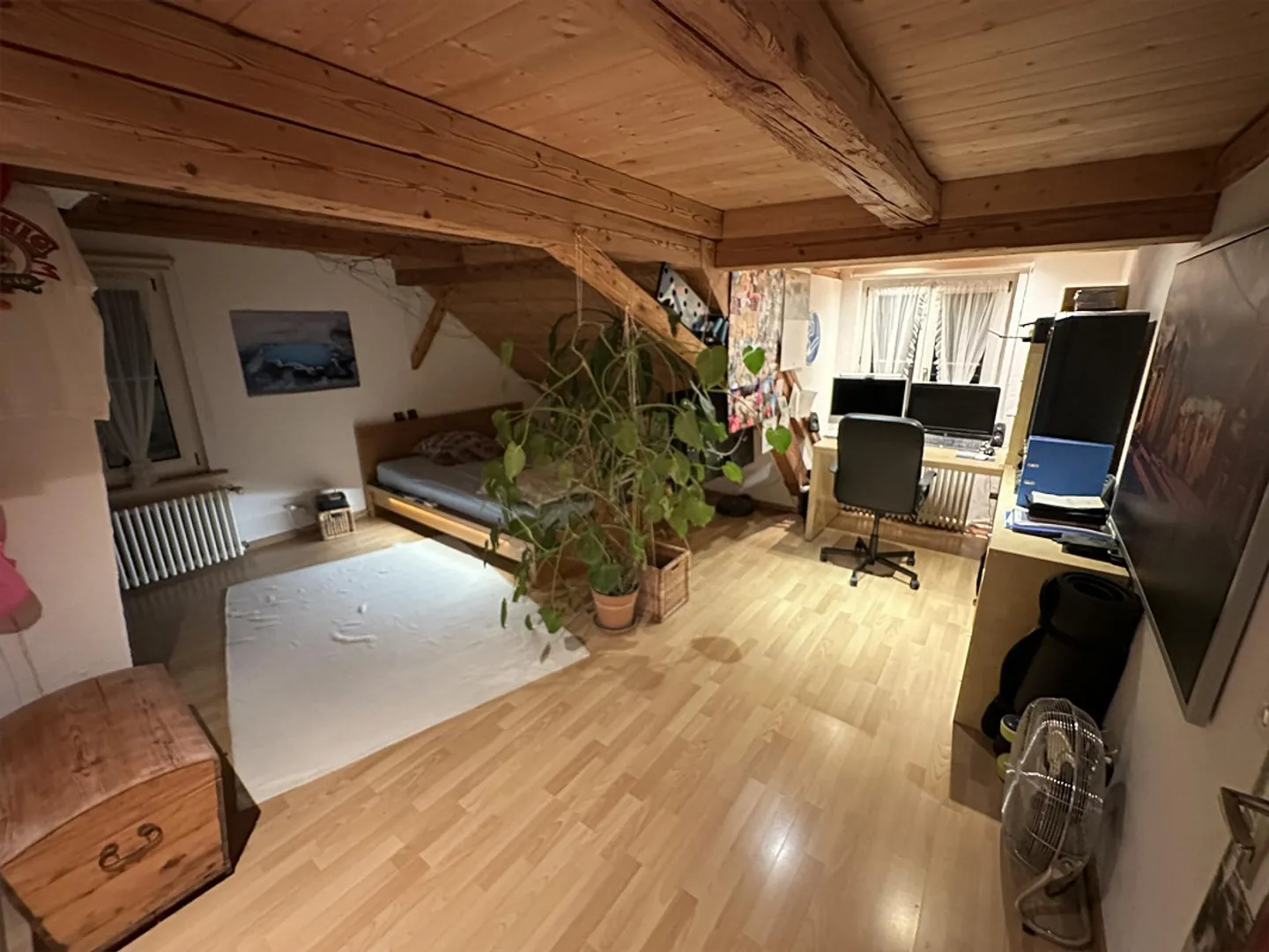 Charming 2.5-room attic apartment & balcony in Ötwil near Gähwil (Kirchberg) - Photo 6 of 8