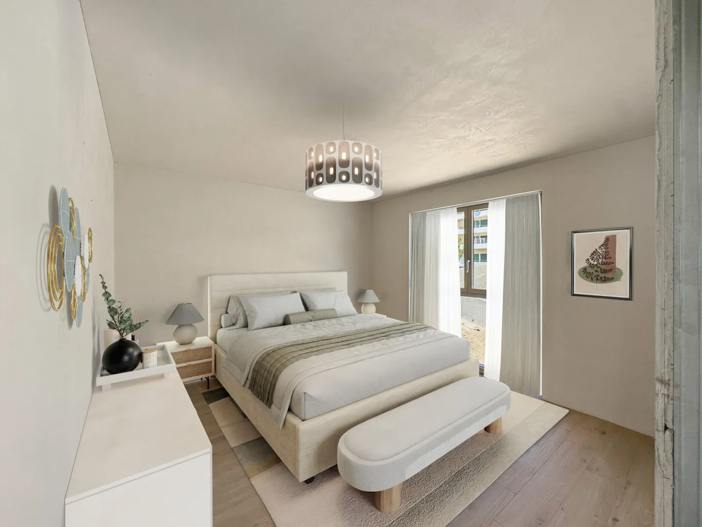 Neubauwohnung in Vezia - Foto 4 von 11