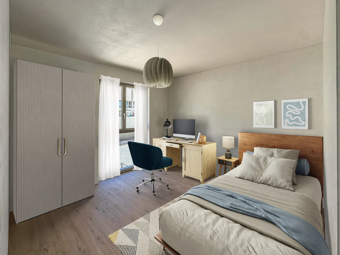 Neubauwohnung in Vezia - Foto 6 von 11