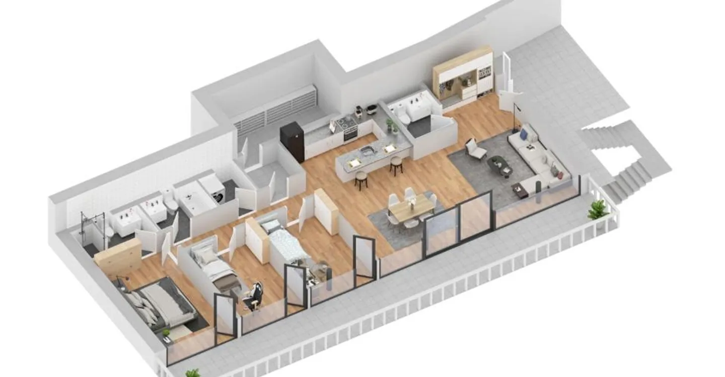 Appartements au bord du lac - Photo 6 sur 8