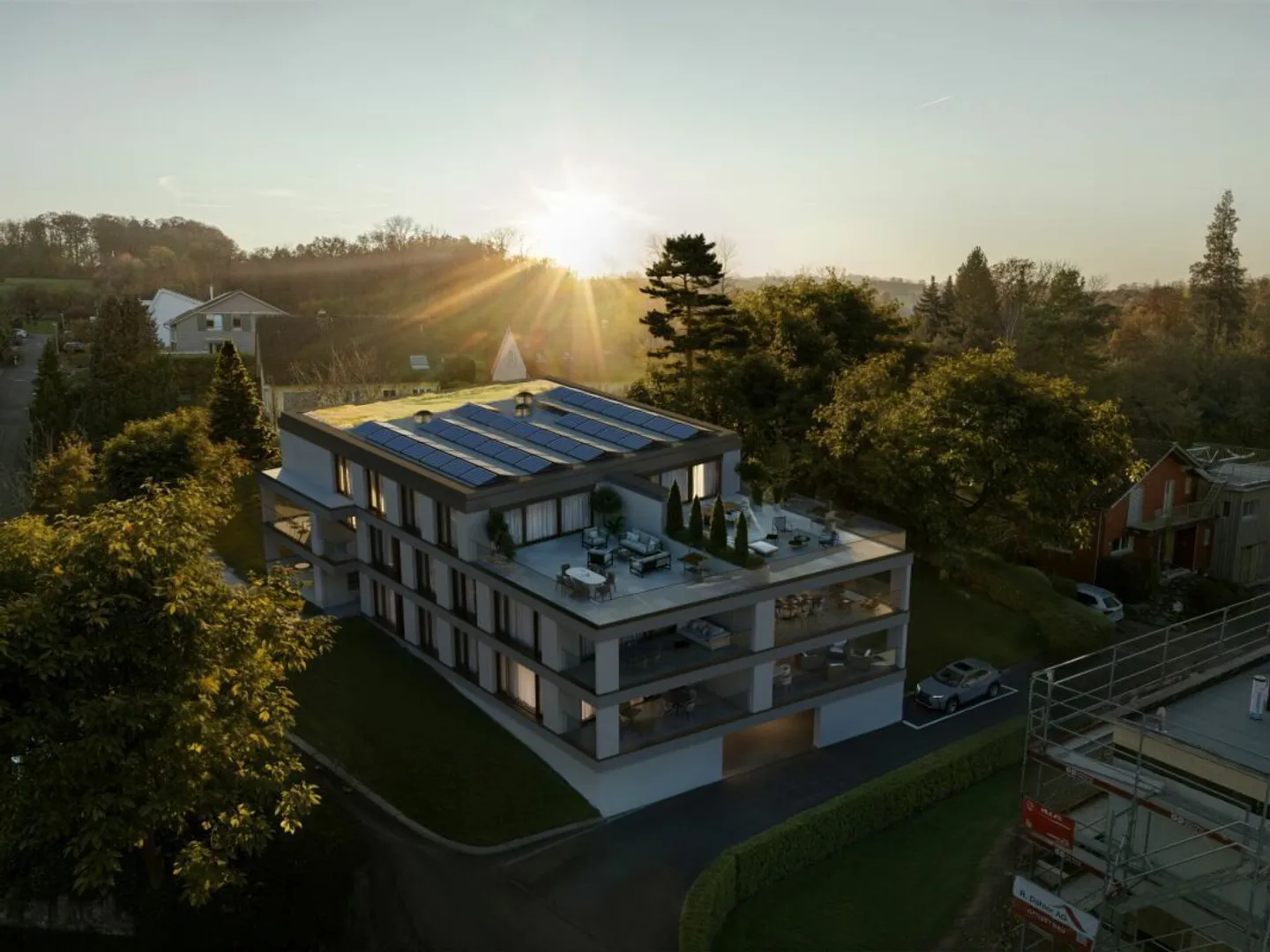 ULTIMO APPARTAMENTO: Progetto di nuova costruzione Elevia: Appartamento di 3,5 stanze al primo piano, soleggiato e certificato Minergie-P, in ottima posizione - Foto 4 di 8