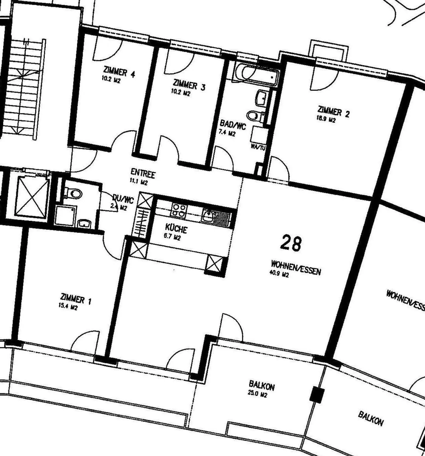 Appartement 5.5 pièces : Quartier idyllique dans la verdure - Photo 10 sur 10