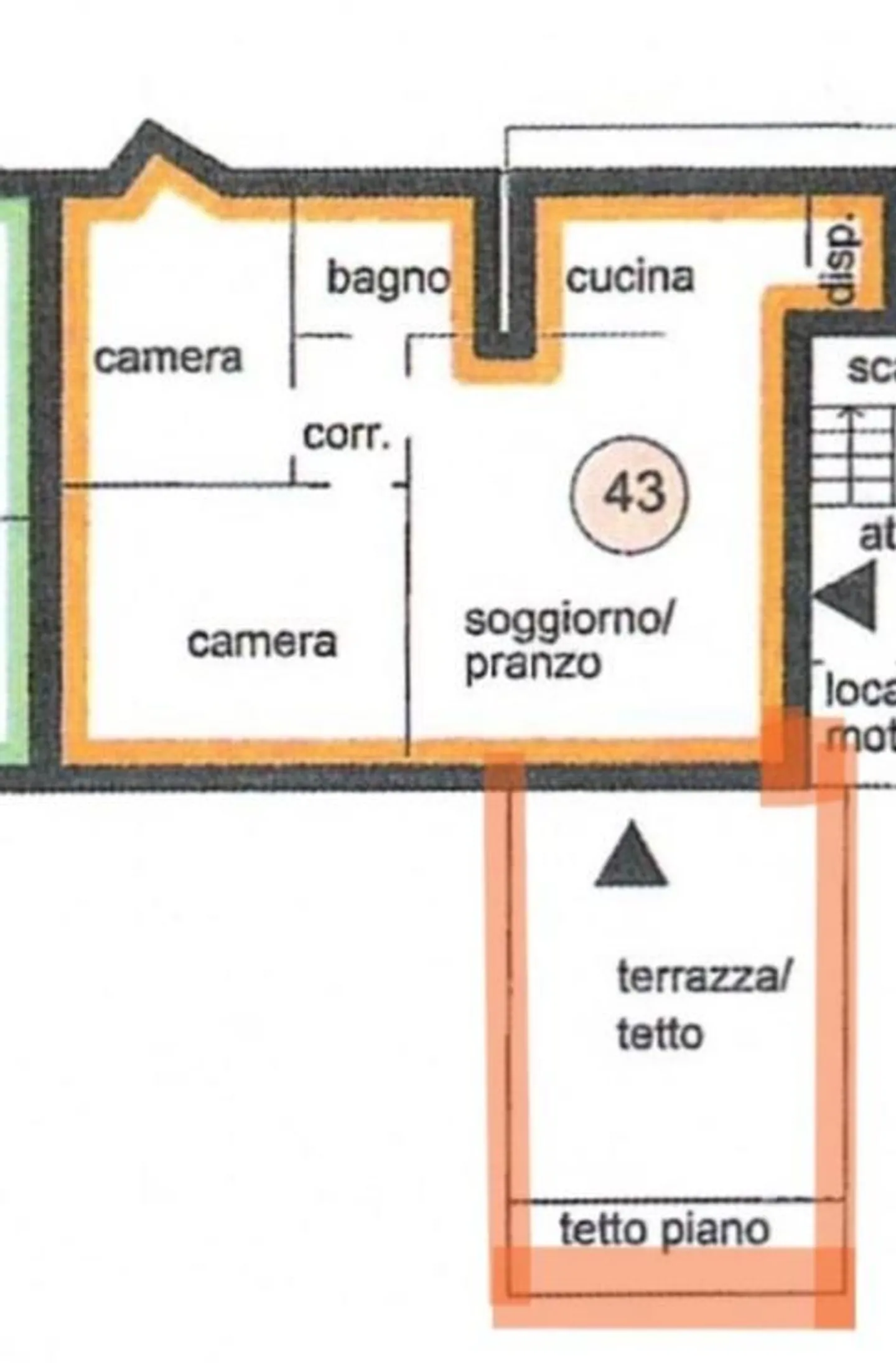 Attico 3 1/2 locali con grande terrazza con vista panoramica aperta - Foto 14 di 16
