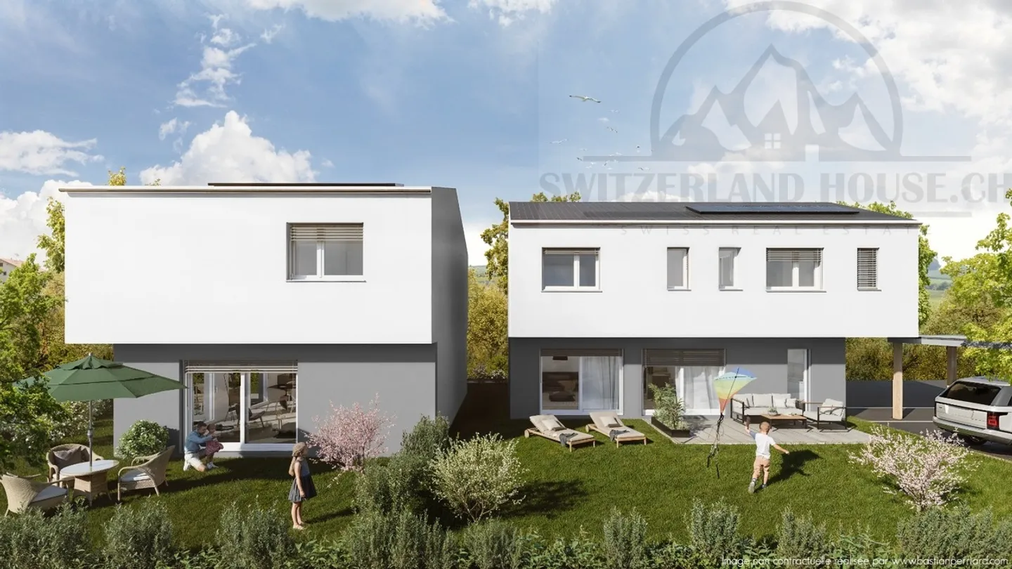 Magnificent Detached Villas Near the Lake and Amenities in Gletterens - Photo 3 of 13