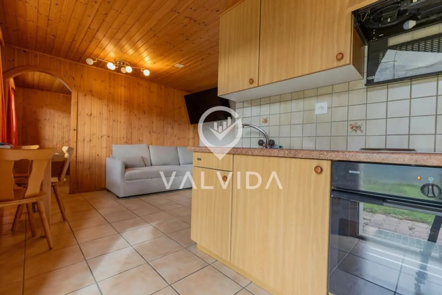 Furnished 2-room apartment with panoramic view over the Rhone Valley - Photo 3 of 8