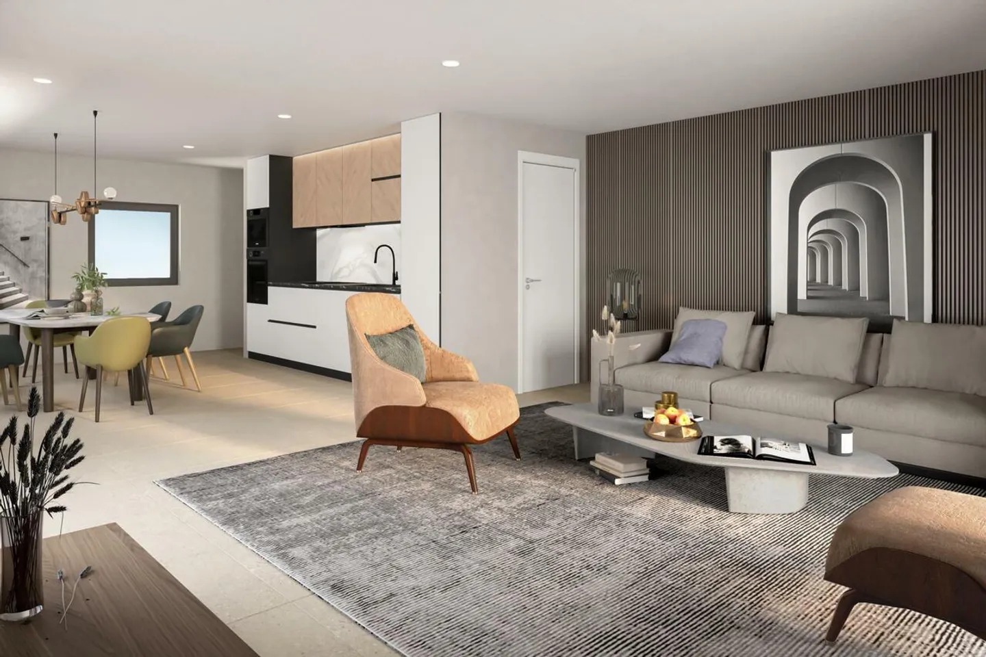 Bellissimo duplex di 3,5 locali all'ultimo piano con una terrazza di 16m2 - Foto 3 di 6
