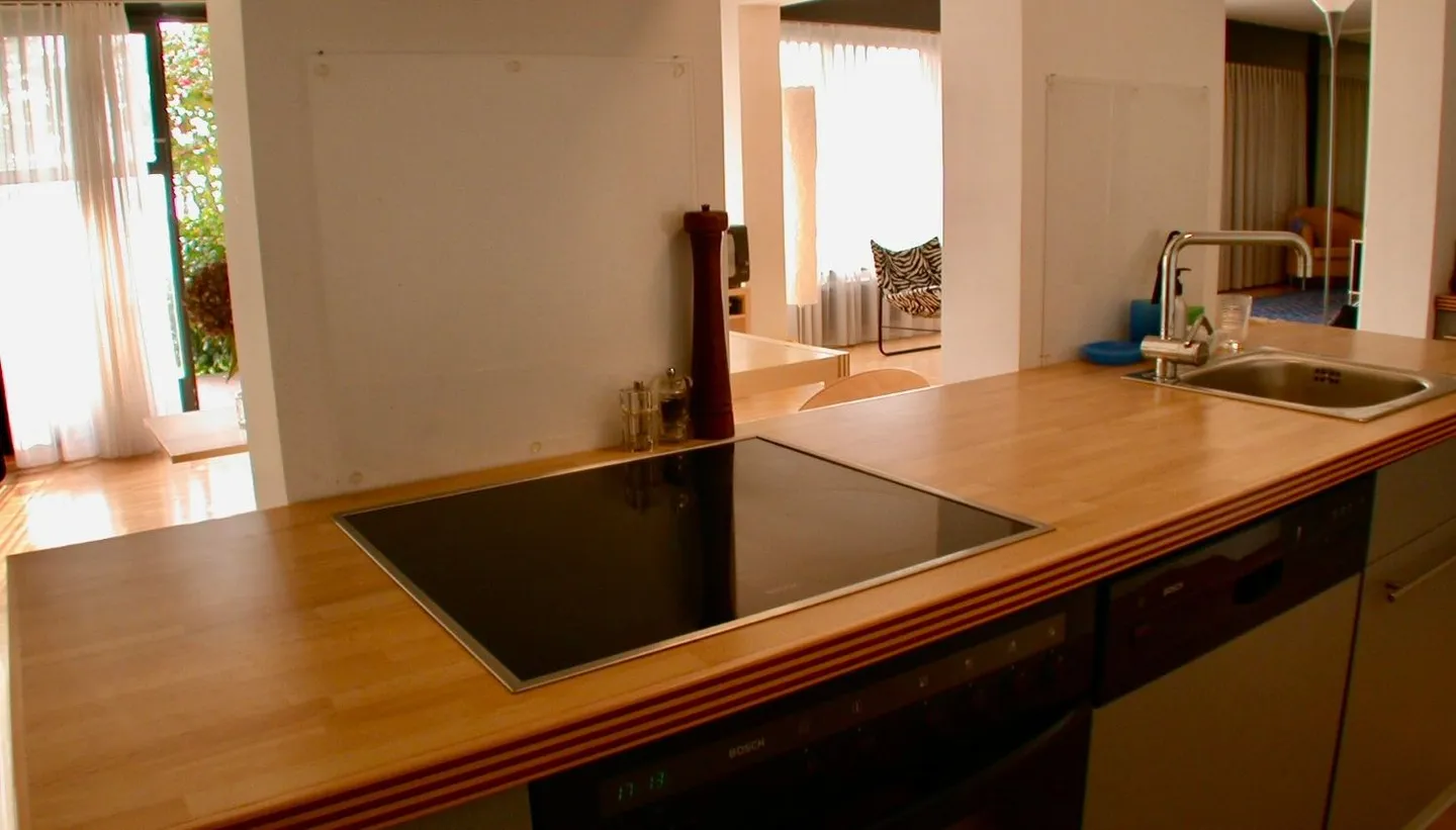 Appartement de style loft au niveau du jardin avec vue fantastique et piscine - Photo 6 sur 9