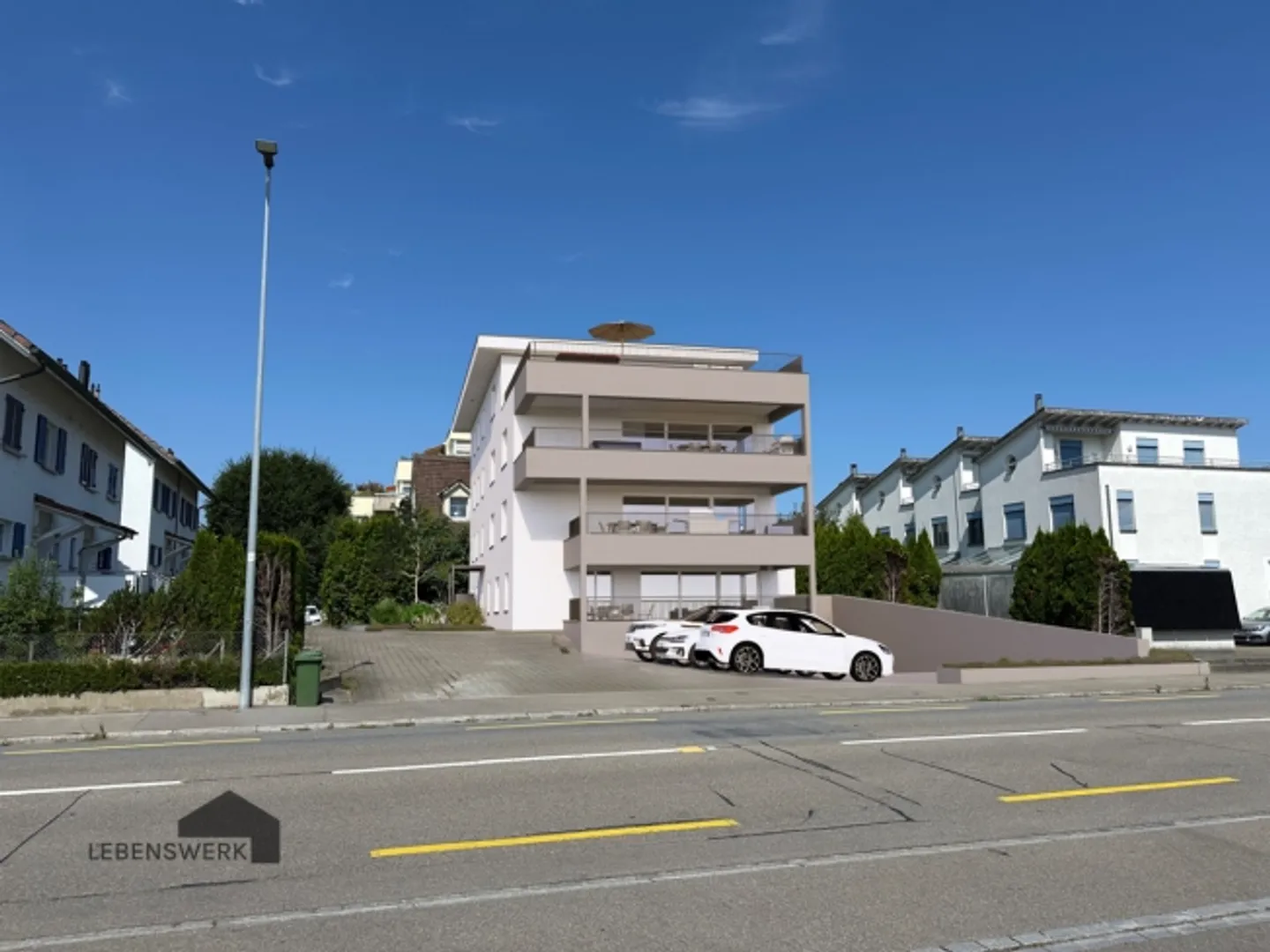 Terreno edificabile con permesso di costruzione per un edificio multifamilial - Romanshorn - Foto 2 di 15