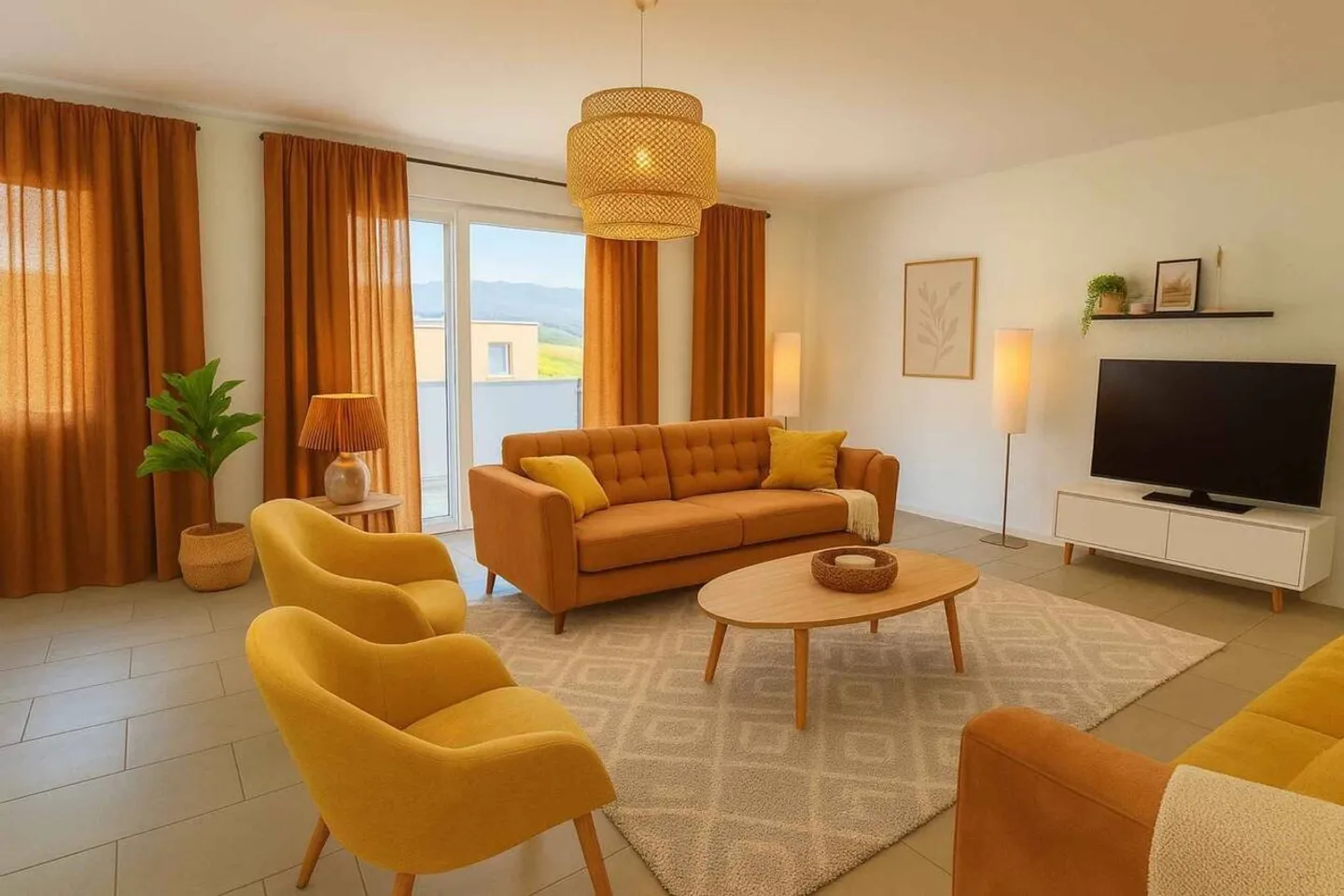 Grande appartamento di 4,5 locali in affitto - Foto 2 di 4
