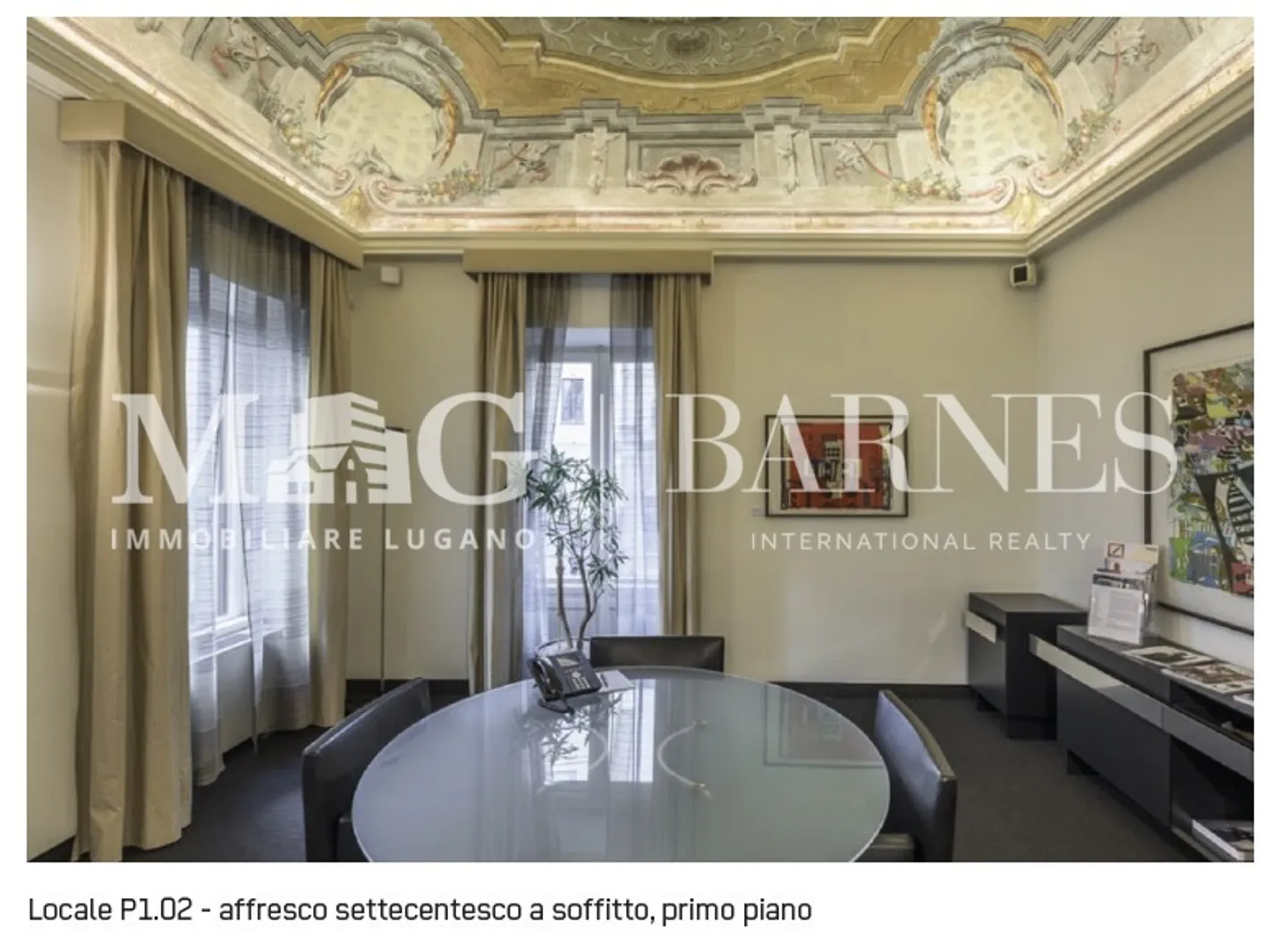 Lugano Centre : Bureaux de représentation dans un bâtiment historique - Photo 1 sur 10
