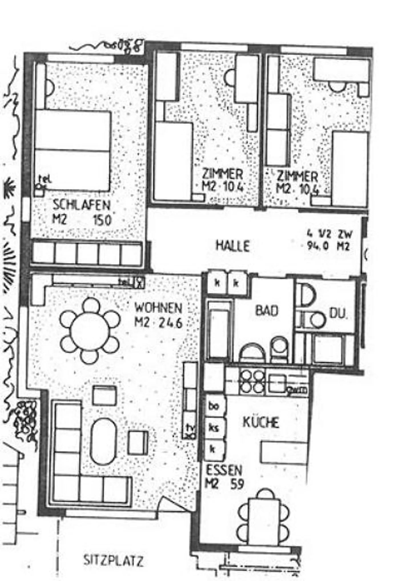 Helle Wohnung mit Garten - Foto 7 von 7