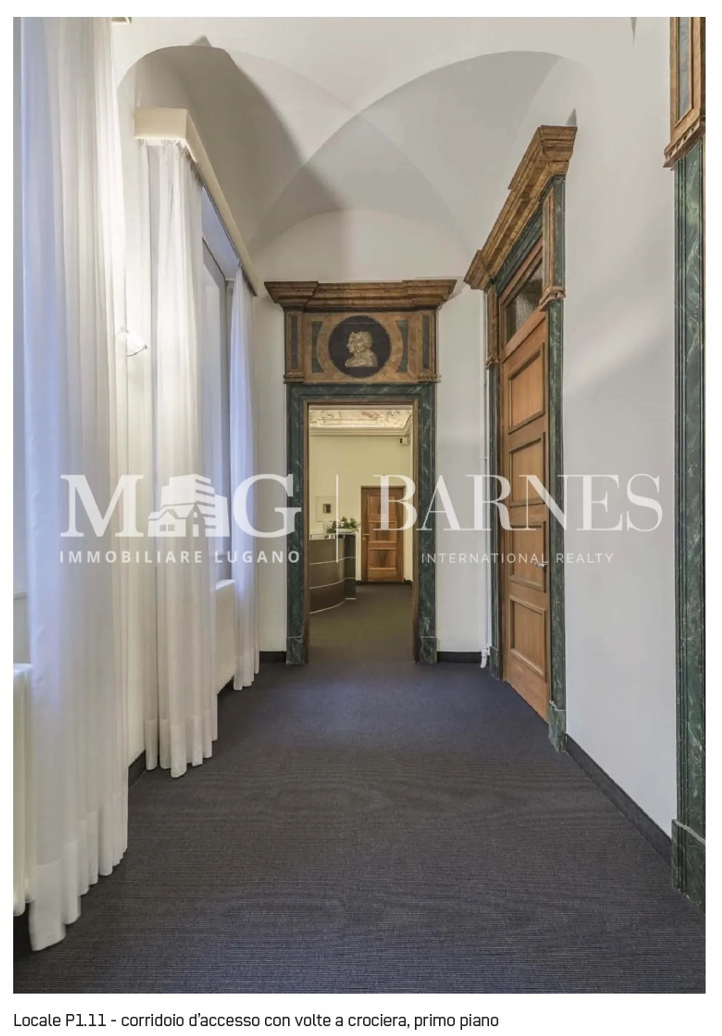 Lugano Centre : Bureaux de représentation dans un bâtiment historique - Photo 6 sur 10