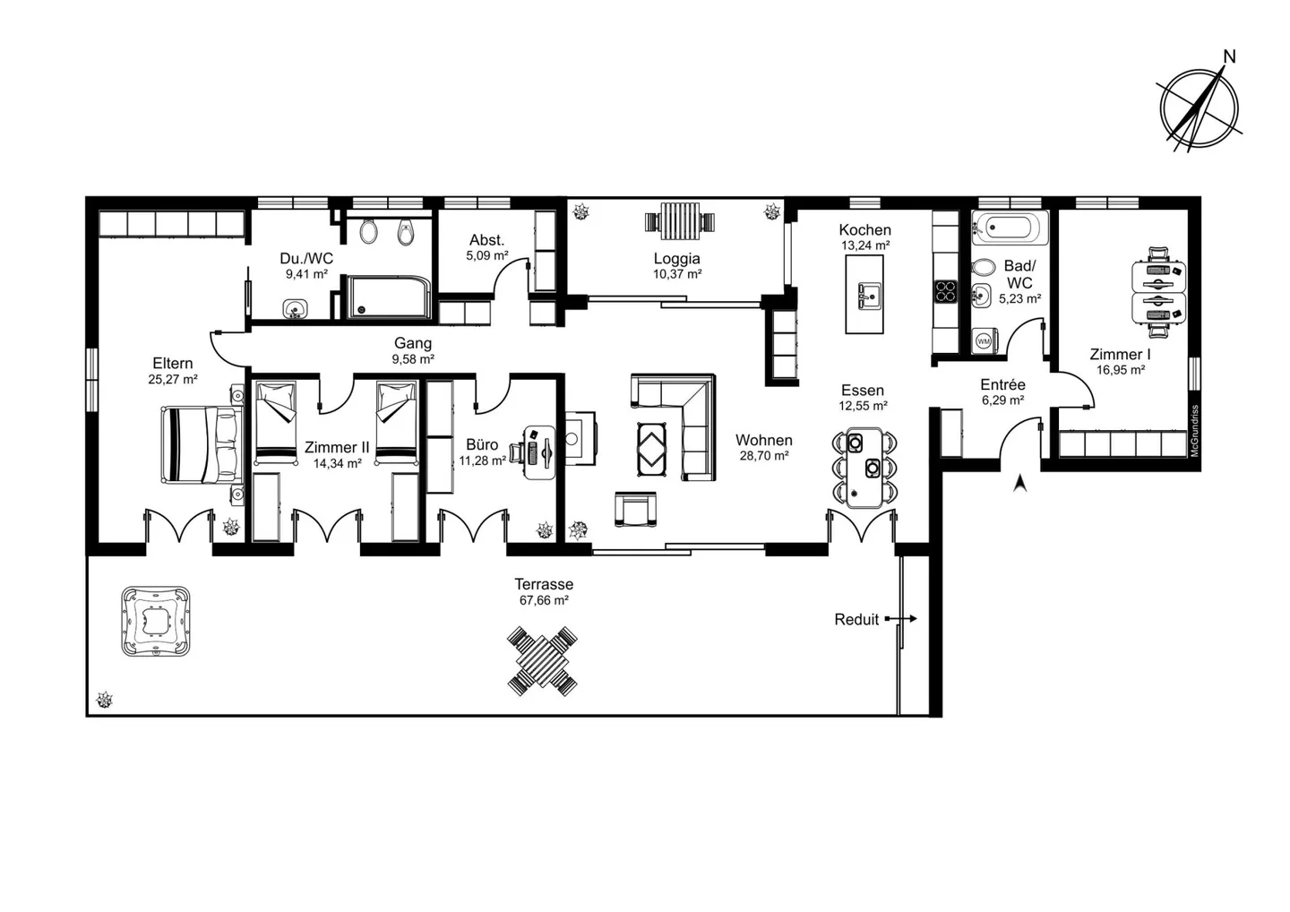 MODERN 5.5-ROOM PENTHOUSE | SUNNY | VIEW - Photo 9 of 9