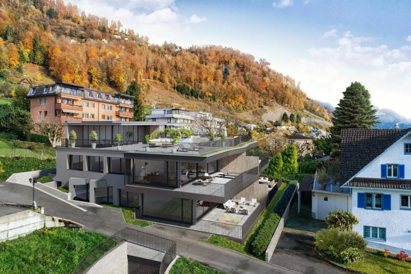 Appartement de 4,5 pièces avec vue sur la montagne et le lac - Photo 1 sur 13