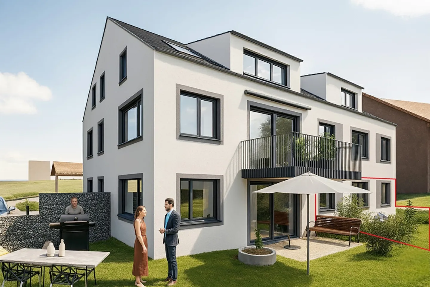 Neubauprojekt Bündtenstrasse mit fünf Wohnungen (Wohnung 3) - Foto 5 von 5