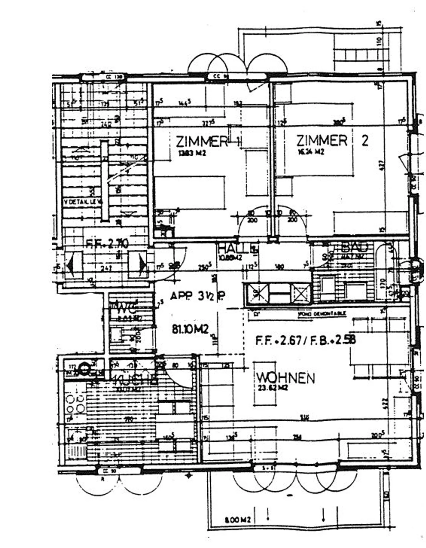 3.5 Room Apartment - Photo 2 of 2