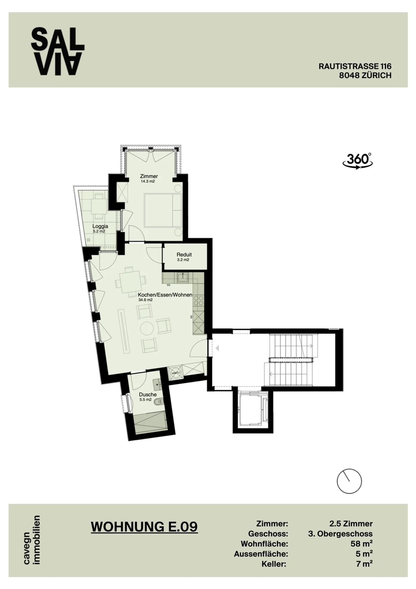 Light-flooded 2.5-room apartment with loggia - Photo 6 of 9