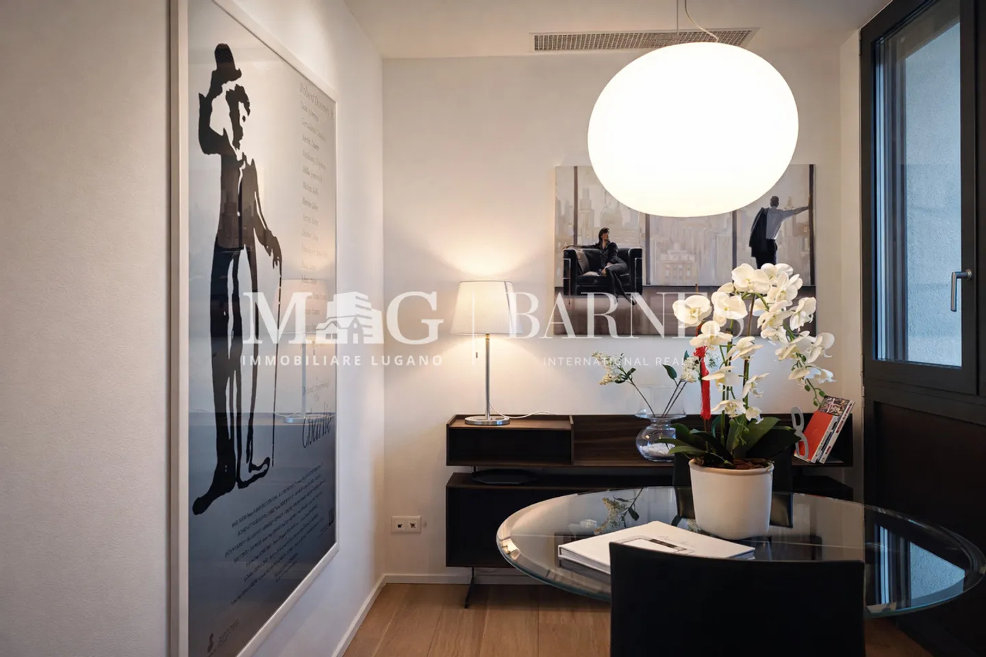 Lugano Zentrum nahe LAC: 2,5-Zimmer-Wohnung mit Seeblick - Foto 6 von 12