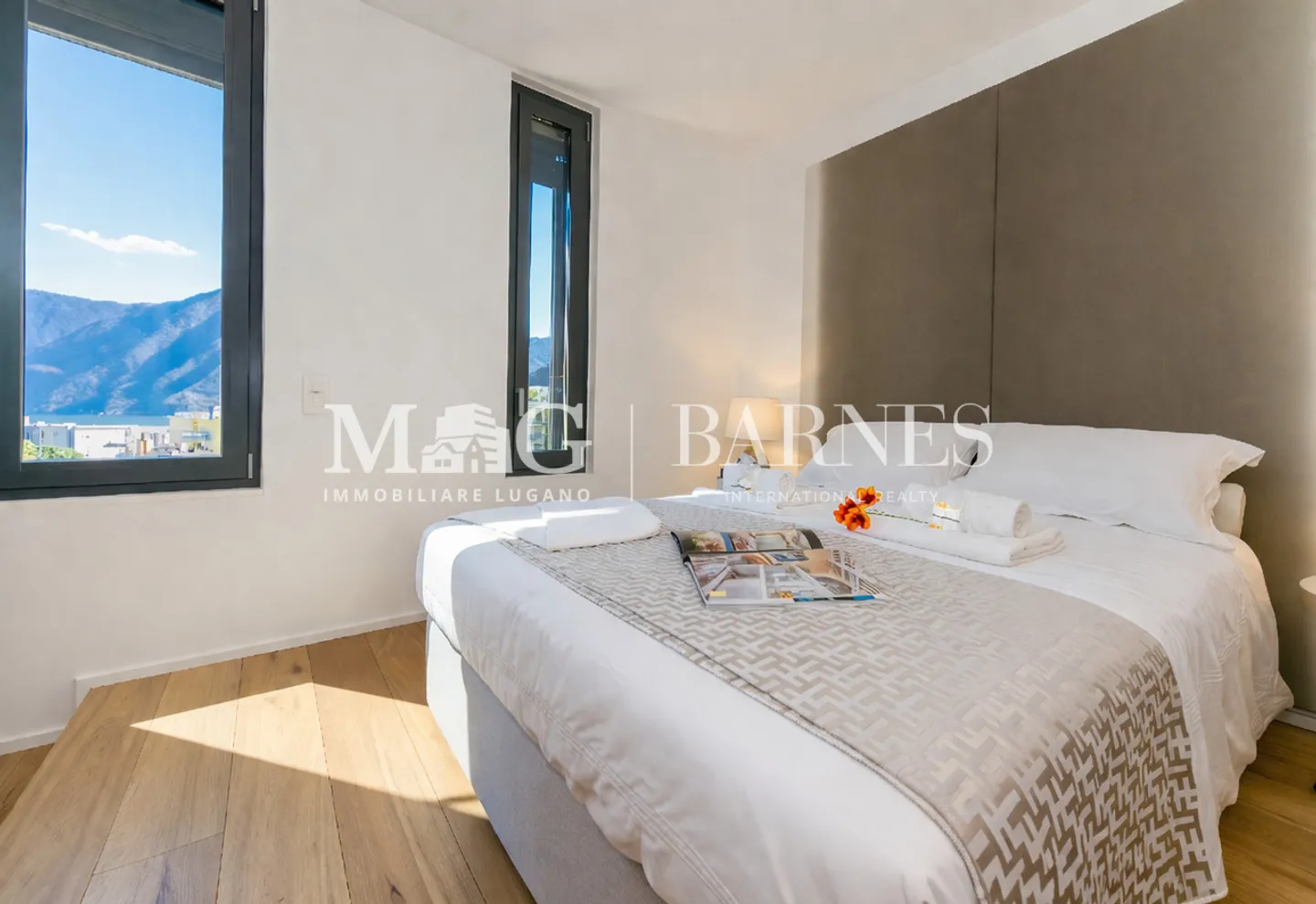 Lugano Zentrum nahe LAC: 2,5-Zimmer-Wohnung mit Seeblick - Foto 8 von 12
