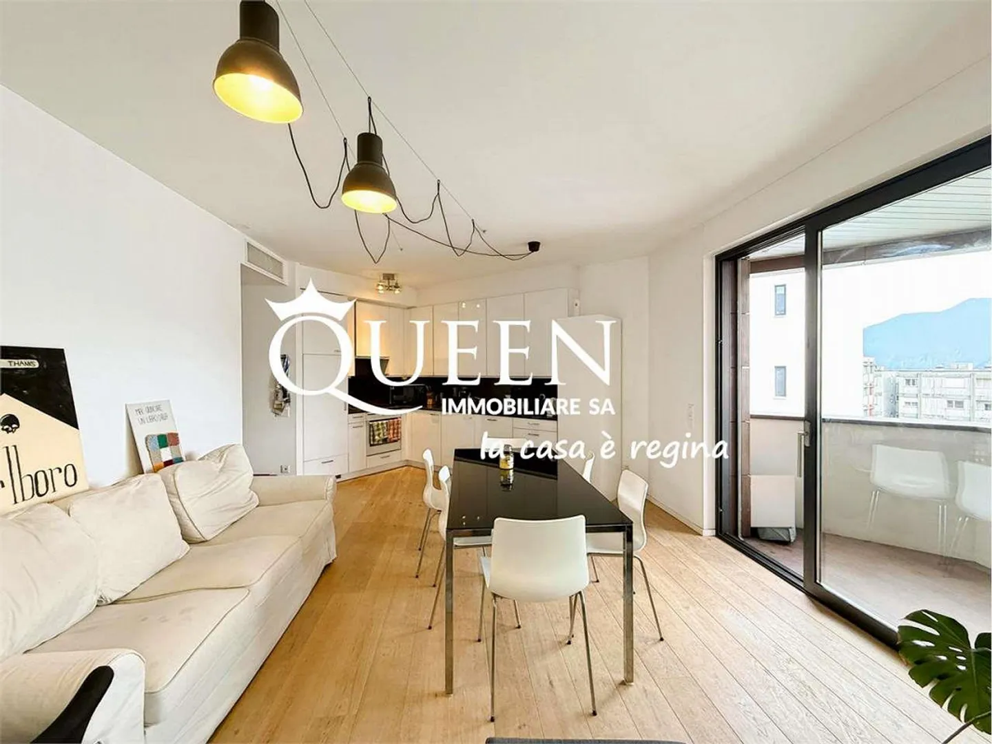 Lugano: 2,5-Zimmer-Wohnung, 75 m², hell, Terrasse, offene Aussicht - Foto 1 von 13