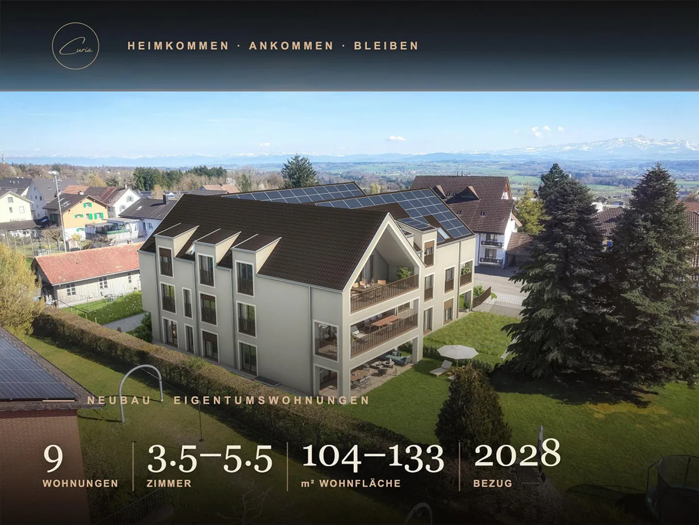 CURIA – Appartamento con giardino 5.5 stanze con molto spazio per la famiglia e la vita - Foto 1 di 5