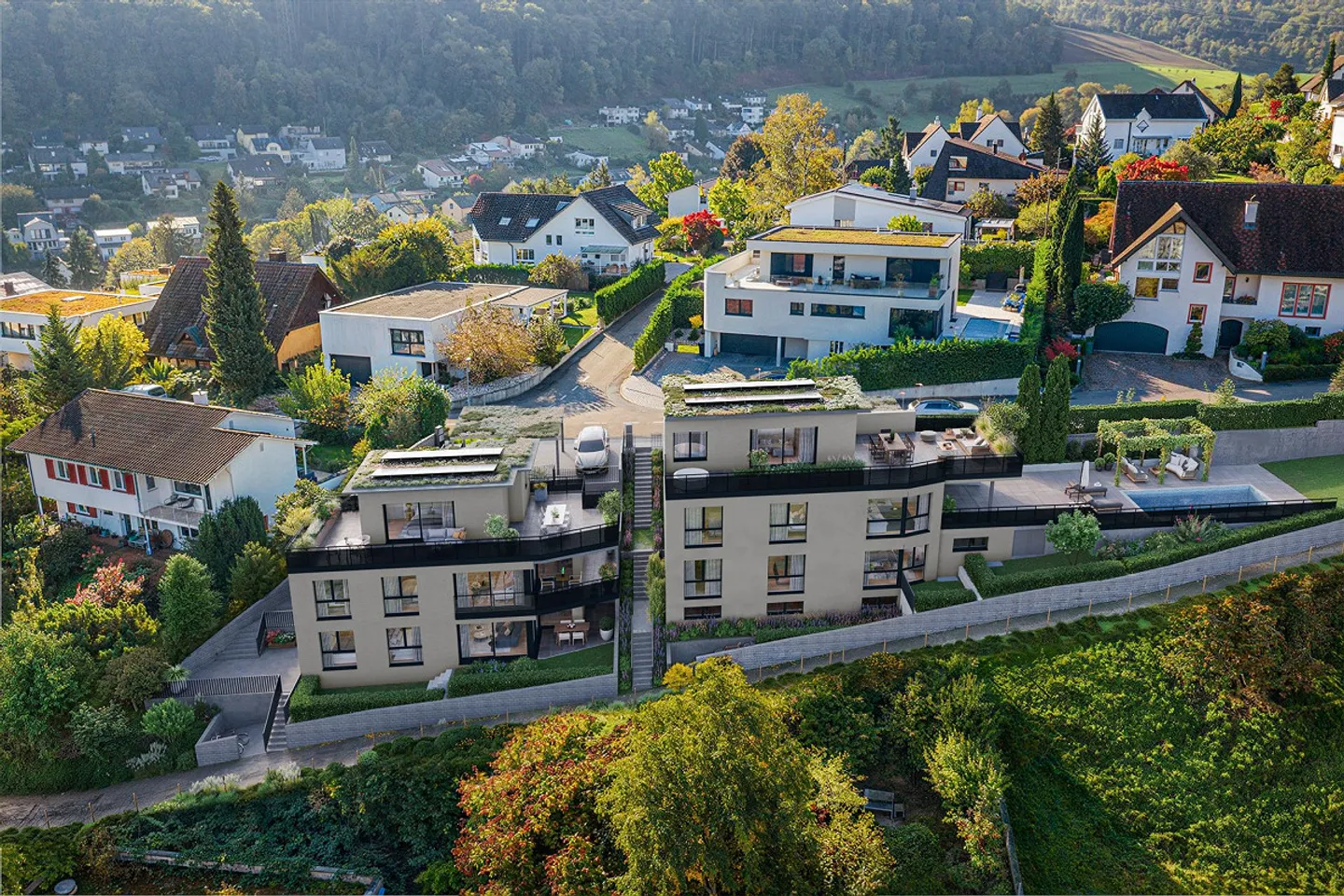 Maisonette apartment with panoramic terrace over Pratteln - Photo 3 of 6
