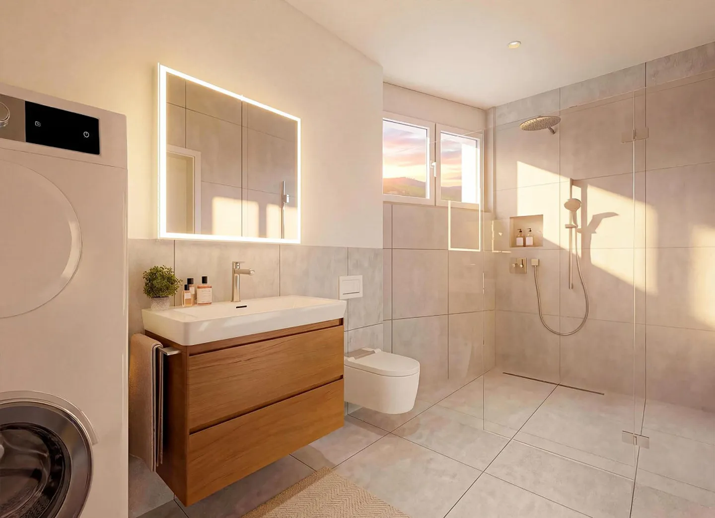 Maisonette apartment with panoramic terrace over Pratteln - Photo 6 of 6